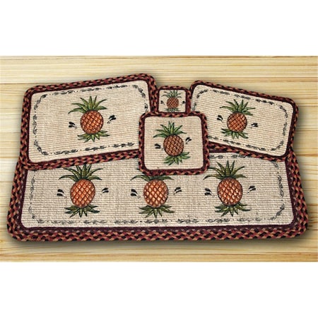 Wicker Weave Placemat, Pineapple